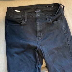 AE black skinny jeans
